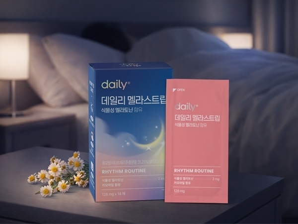 엔라이즈, 필름 제형 수면케어 제품 ‘데일리 멜라스트립 식물성 멜라토닌’ 출시