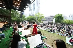 김용일 서울시의원, ‘찾아가는 오케스트라-더 윙’ 공연 현장 방문... 시민들과 문화 공감