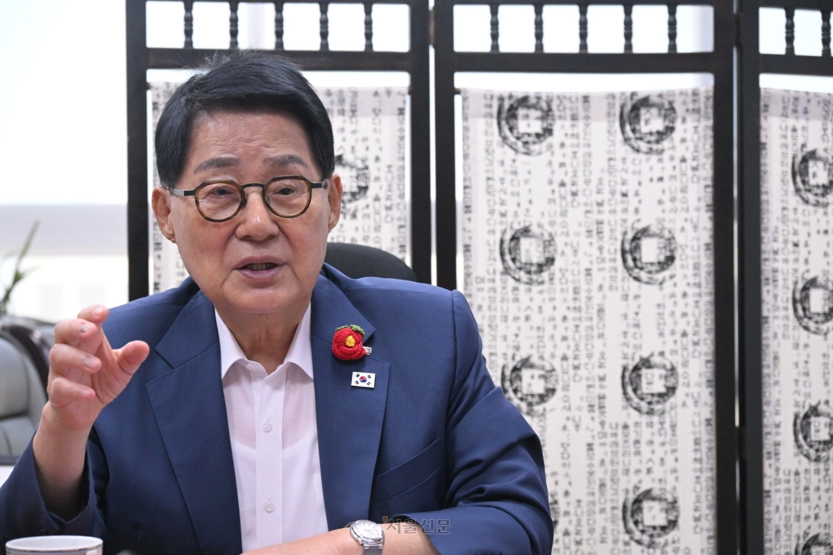 박지원 국회의장 후보. 2026.4.29 안주영 전문기자