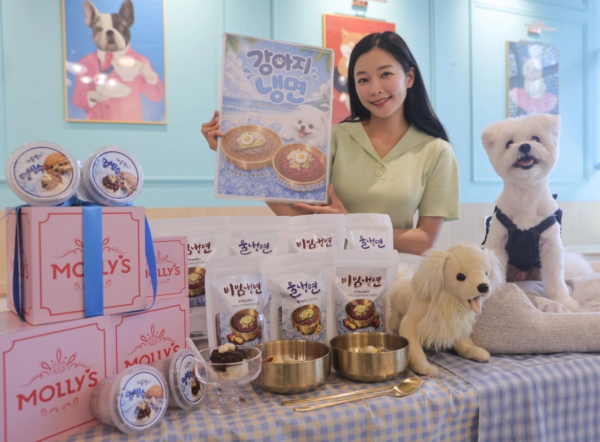 얼마나 맛있‘개’? 반려견 전용 빙수·냉면 등 간식 3종