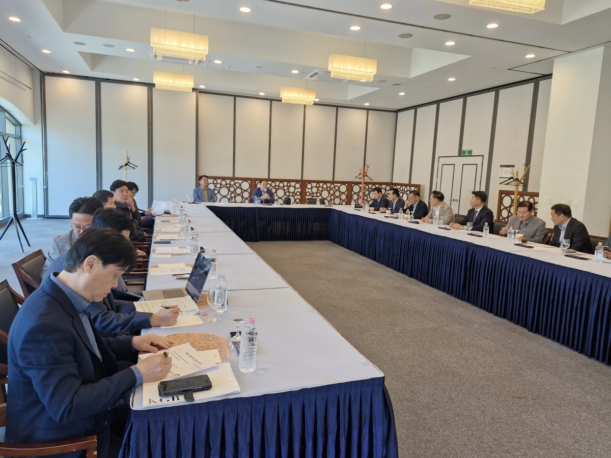 한국골프장경영협회 경기남부 지역 협의회 회의 모습. 한국골프장경영협회 제공.