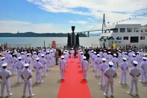 국립목포해양대, 2026학년도 제1학기 실습선 국제항해 출항식