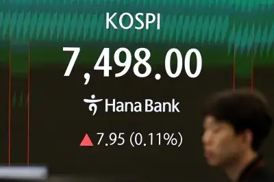 반도체 쉬고 로봇 달렸다…외국인 매도에도 코스피 7500 턱밑 ‘사상 최고’(종합)