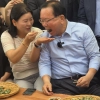 김부겸 ‘보수 심장’ 서문시장서 세결집…“절박한 대구 경제 살릴 것”