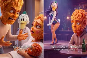 thumbnail - “딴 남자 애지!” 아내에 윽박지른 남편이 섹시해? 불륜 광고 논란에 페리카나 결국 사과