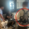 “잘 지내고 있다” 인터뷰 거절…보호대 찬 나무호 선원, 눈 주위엔 멍까지