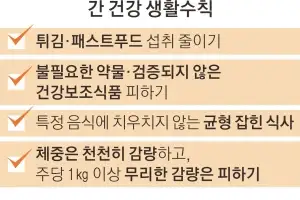 술 안 마신다고 비만·당뇨 방치?…간이, 부었군요