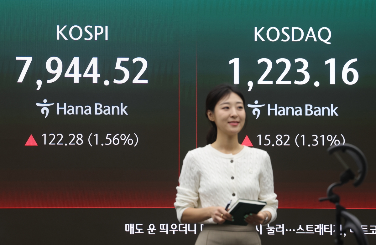 ‘8천 육박’ 코스피, 오늘도 장중 최고치