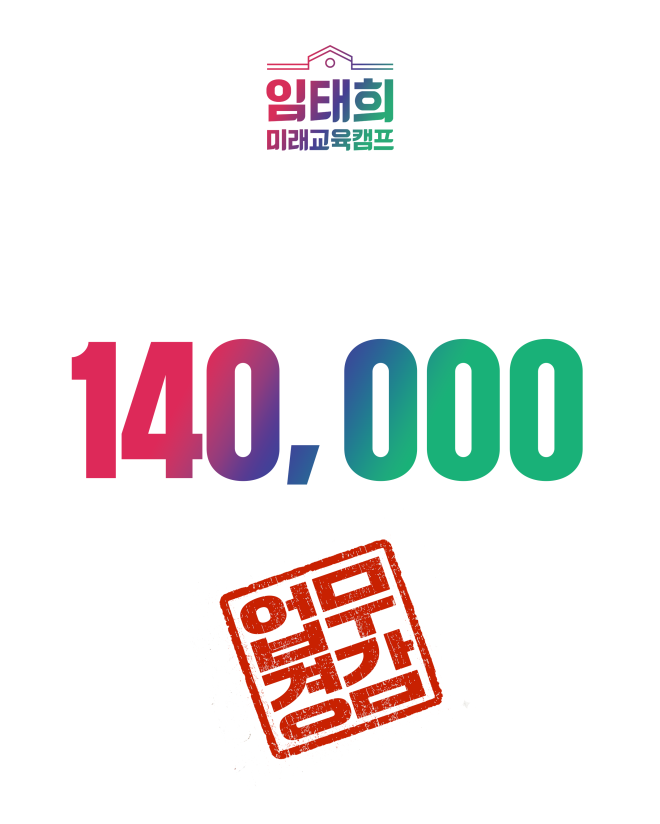 임태희, “교육 전문 AI 비서 ‘지원이(G-ONE)’로 교사 업무경감 이뤄내겠다”