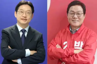 “경남FC 망쳐”vs“판결 인정하나”…경남지사 선거 날 선 공방 계속
