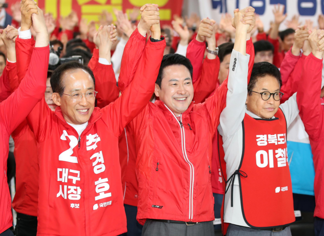 결국 장동혁 체제로 선대위 꾸린 野