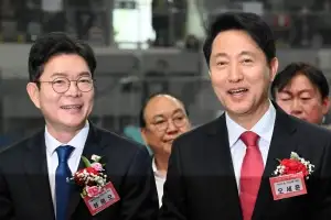 오세훈 42.6% vs 정원오 44.7%…오차범위 내 초접전