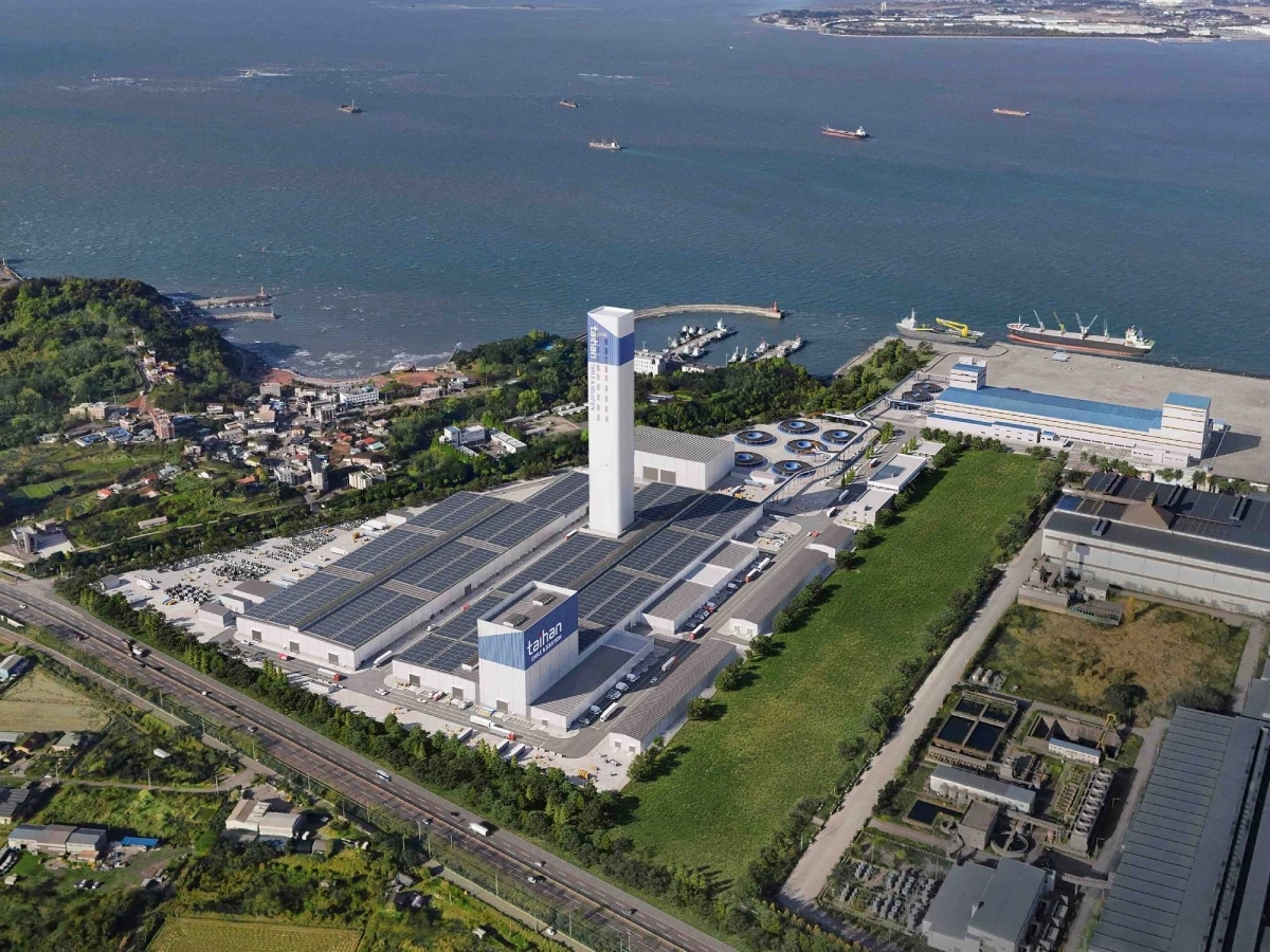 당진해저케이블 2공장 조감도. 640㎸급 HVDC 및 400㎸급 HVAC 해저케이블 생산 설비와 187m VCV타워 등 최신 인프라가 들어설 예정이다. 대한전선 제공