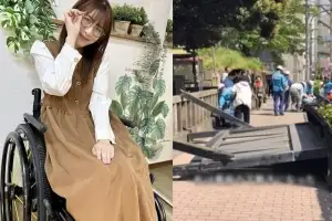 thumbnail - “쓰러진 간판에 하반신 마비” 휠체어 탄 걸그룹 멤버…도 넘은 악플에 결국