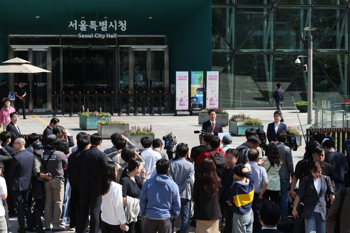 국민의힘 오세훈 서울시장 후보, 대국민 호소 기자회견