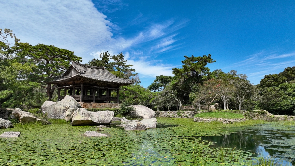 전라남도 주관 ‘섬섬 걸을래’ 공모 사업 대상지로 선정된 보길 세연정 전경.