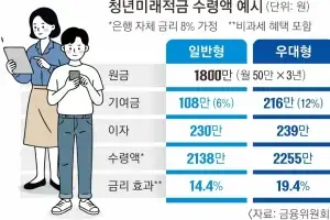 월 50만원 3년 넣으면 2255만원… 청년미래적금 ‘연 19% 효과’