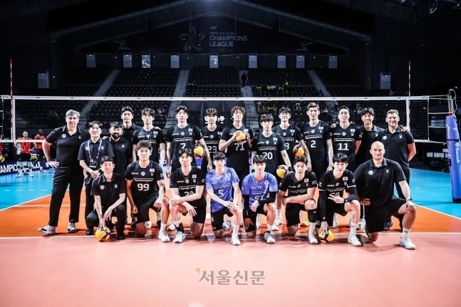 2026 아시아배구연맹 남자 챔피언스리그 4강에 진출한 현대캐피탈. 국제배구연맹 제공