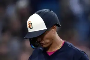 열리지 않는 MLB의 성문…샌디에이고 송성문 무안타, 타율 0.154↓