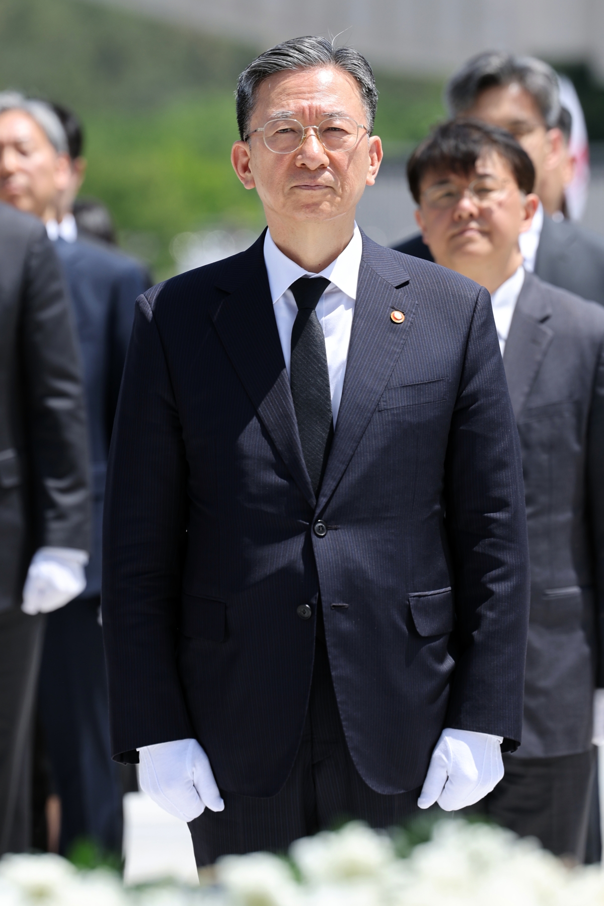 5·18 묘지 참배하는 정성호 법무부 장관
