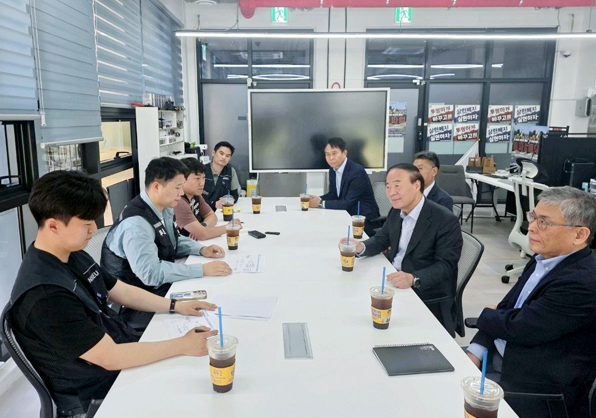 삼성전자 DS 부문 사장단, 평택사업장 찾아 노조 면담