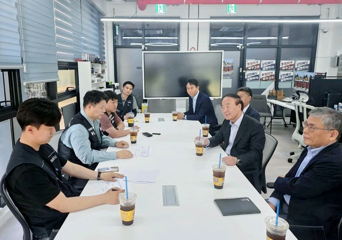 삼성전자 DS 부문 사장단, 평택사업장 찾아 노조 면담