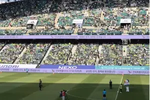 전북선관위, 전주월드컵 경기장서 ‘FAIR한 선거만들기’ 캠페인