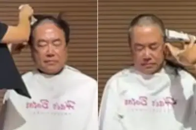 국힘 서범수, 바리깡 삭발 “지방선거 후보들이 중앙정치 잘못 짊어져 가혹”