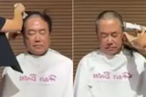 국힘 서범수, 바리깡 삭발 “지방선거 후보들이 중앙정치 잘못 짊어져 가혹”