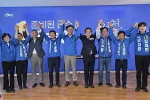 박수현, 유승광 서천군수 후보 등과 ‘지방선거 필승’ 다짐
