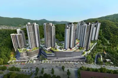 롯데건설, 특화 설계·조경 눈길… 광주 대형 공원 품었다