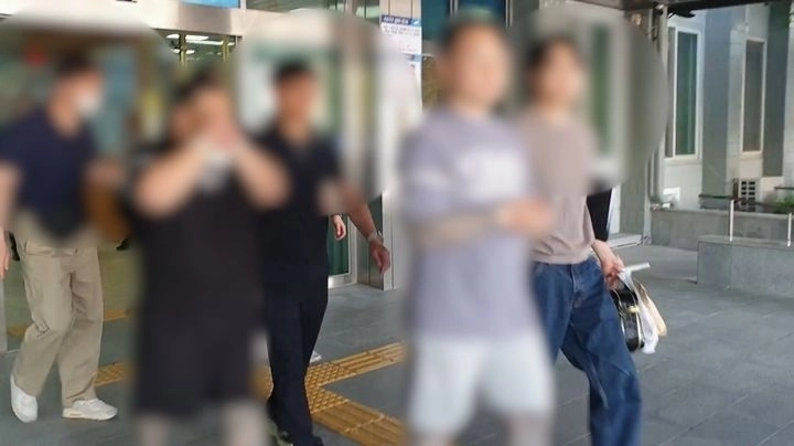 불법 성매매 업소를 운영한 일당. 경기남부경찰청 제공