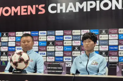 북한 내고향 감독 “공동응원? 우리가 상관할 문제 아냐…경기에만 집중”