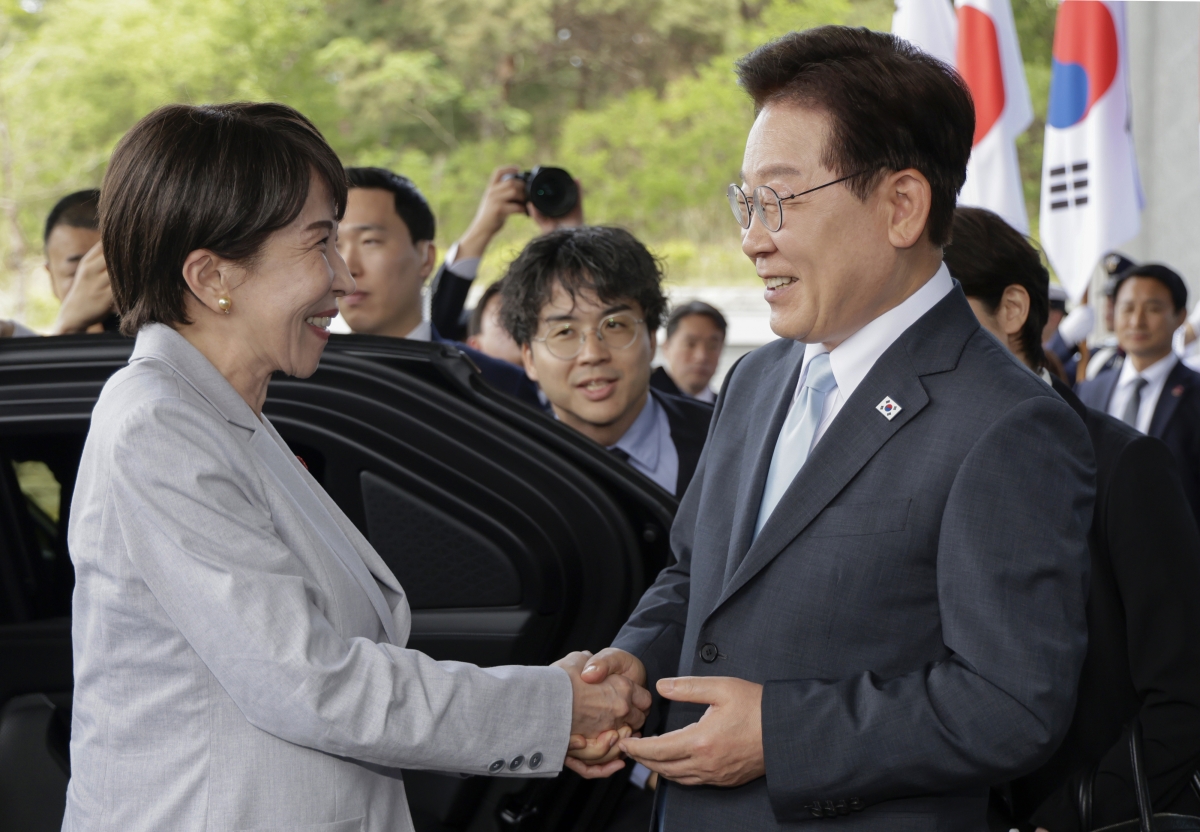 안동에서 다시 만난 한일 정상
