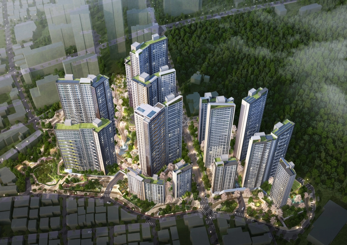 강동구 길동 삼익아파트 재건축 조감도. 강동구 제공