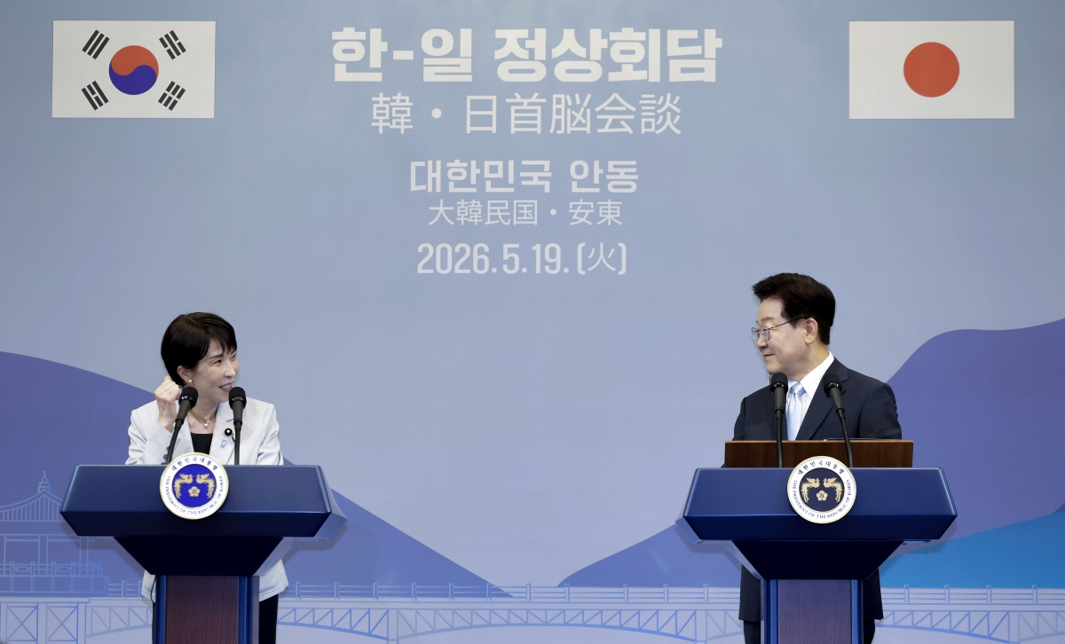 다카이치 일본 총리, 한-일 공동언론발표