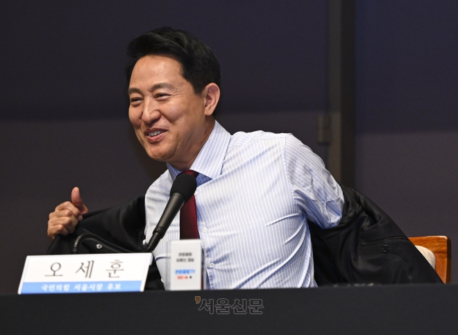 오세훈 “뚝심으로 안전 그물망 구축, 정원오는 방구석에서 시민 불안 자극”