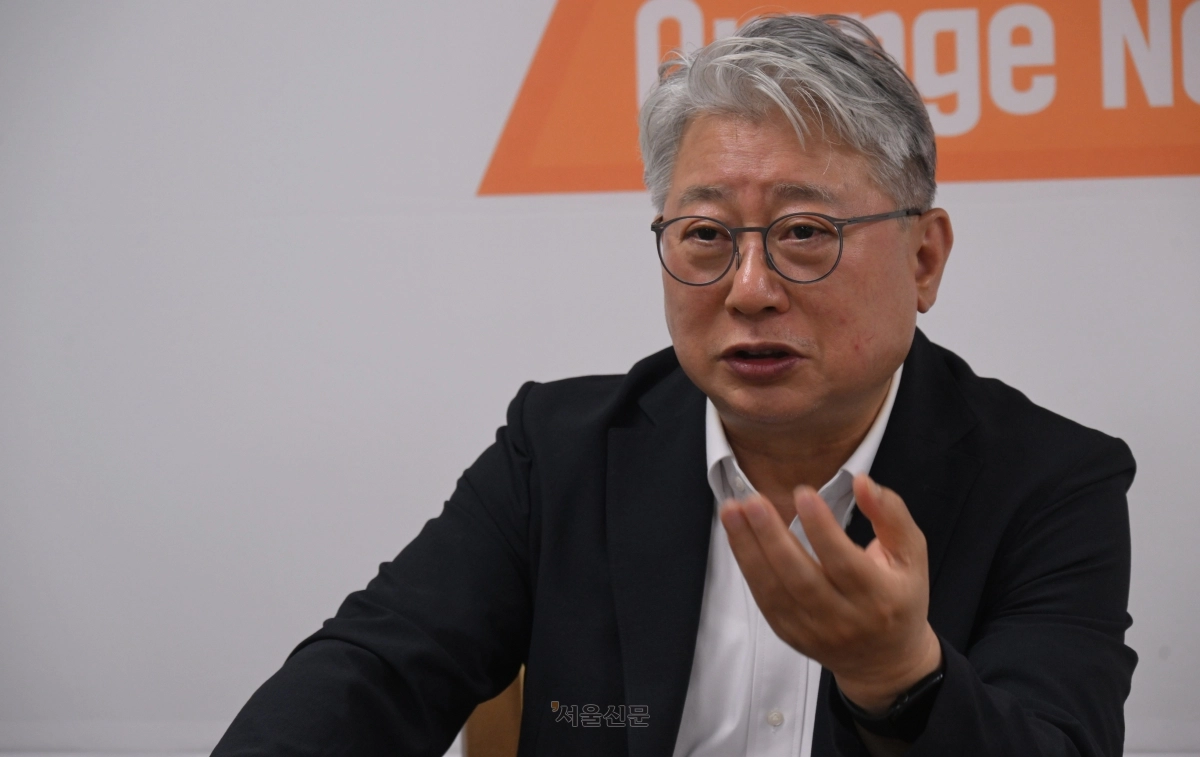 조응천 개혁신당 경기지사 후보가 20일 국회에서 서울신문과 인터뷰하고 있다. 안주영 전문기자