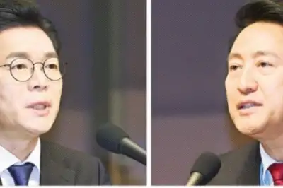 “철근 누락”“폭행 전과” 정원오·오세훈 ‘시간차 신경전’