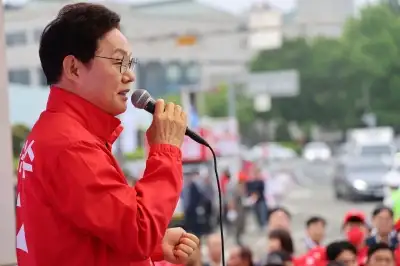 박완수 “낮은 자세로 겸손하게 도민 곁으로”…원팀 출정식