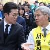 구의역 찾은 정원오 “안전하게 일할 권리 있는 서울 만들 것”