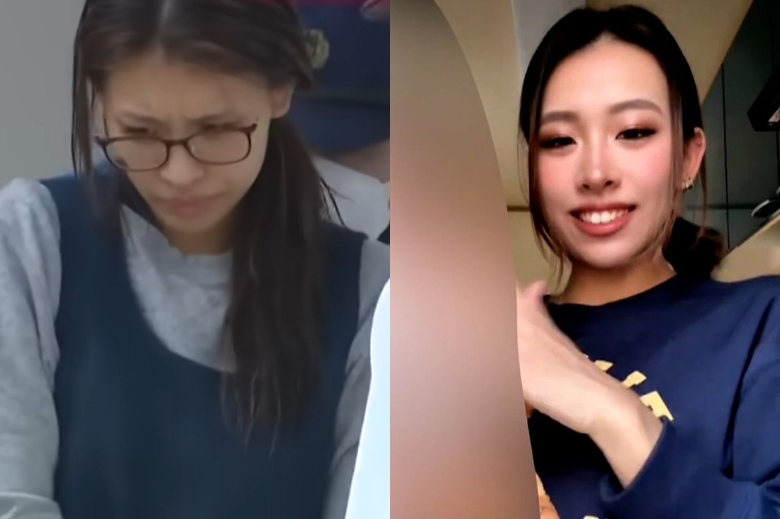 일본 도치기현 강도살인 사건을 지시한 혐의를 받는 다케마에 부부 중 다케마에 미유(25). 그는 평소 SNS 활동을 활발하게 한 것으로 전해졌다. 닛테레 유튜브 캡처