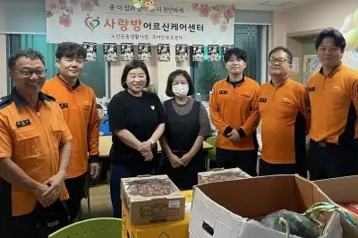 소방관 향한 간식 기부, 어르신 돌봄센터로 ‘나눔’ 확산
