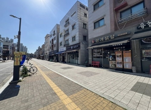와동동 가람로 골목형상점가 전경