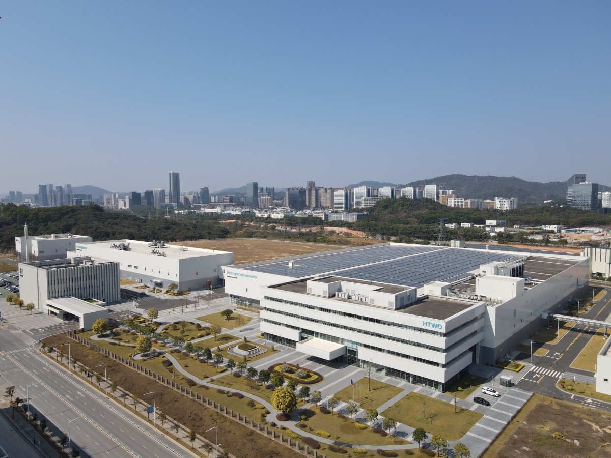 현대차그룹 HTWO 광저우 공장 전경. 현대차그룹 제공