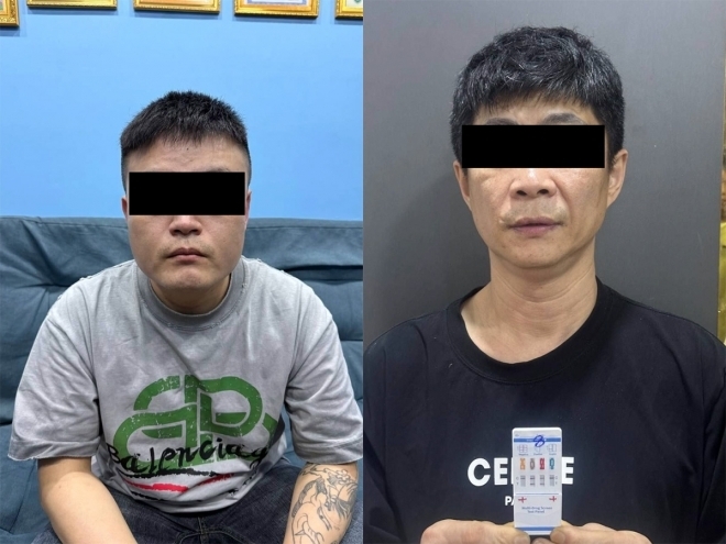 한국인 대학생 사망 배후 핵심인 중국인들. 왼쪽이 주범인 리광하오다. 2025.11.28 국가정보원 제공