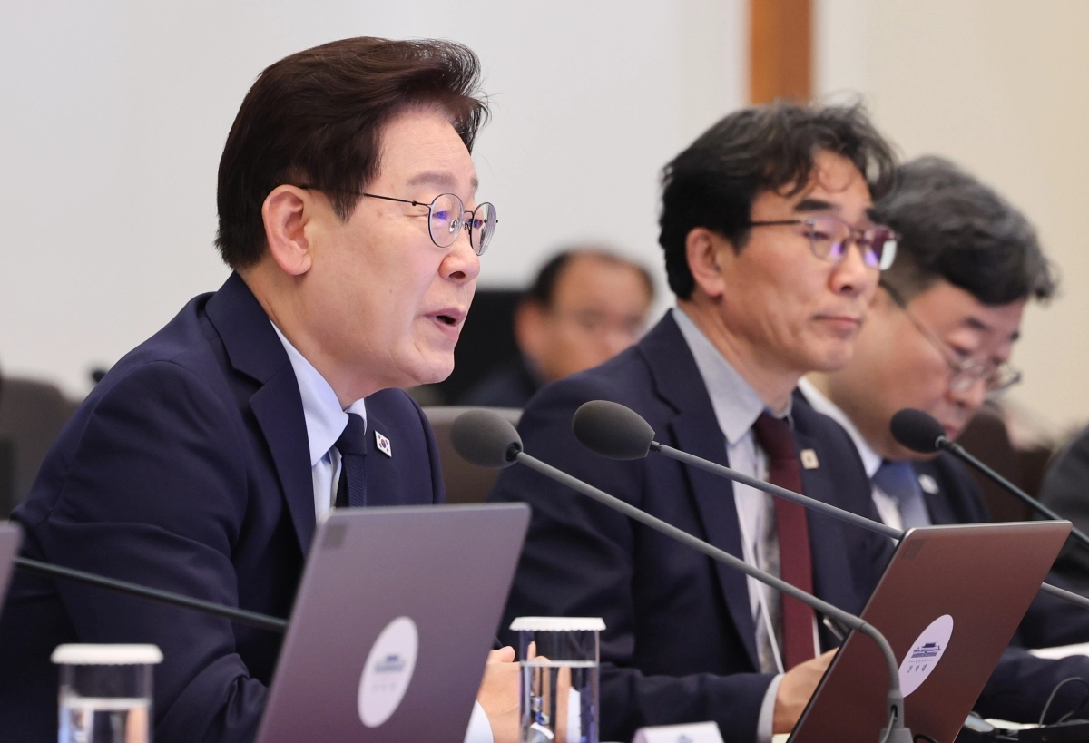 이재명 대통령이 28일 청와대에서 열린 수석보좌관회의에서 발언하고 있다. 2026.5.28 연합뉴스