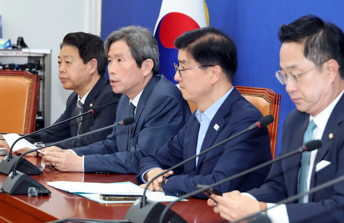 이인영 정원오캠프 상임선대위원장 기자간담회