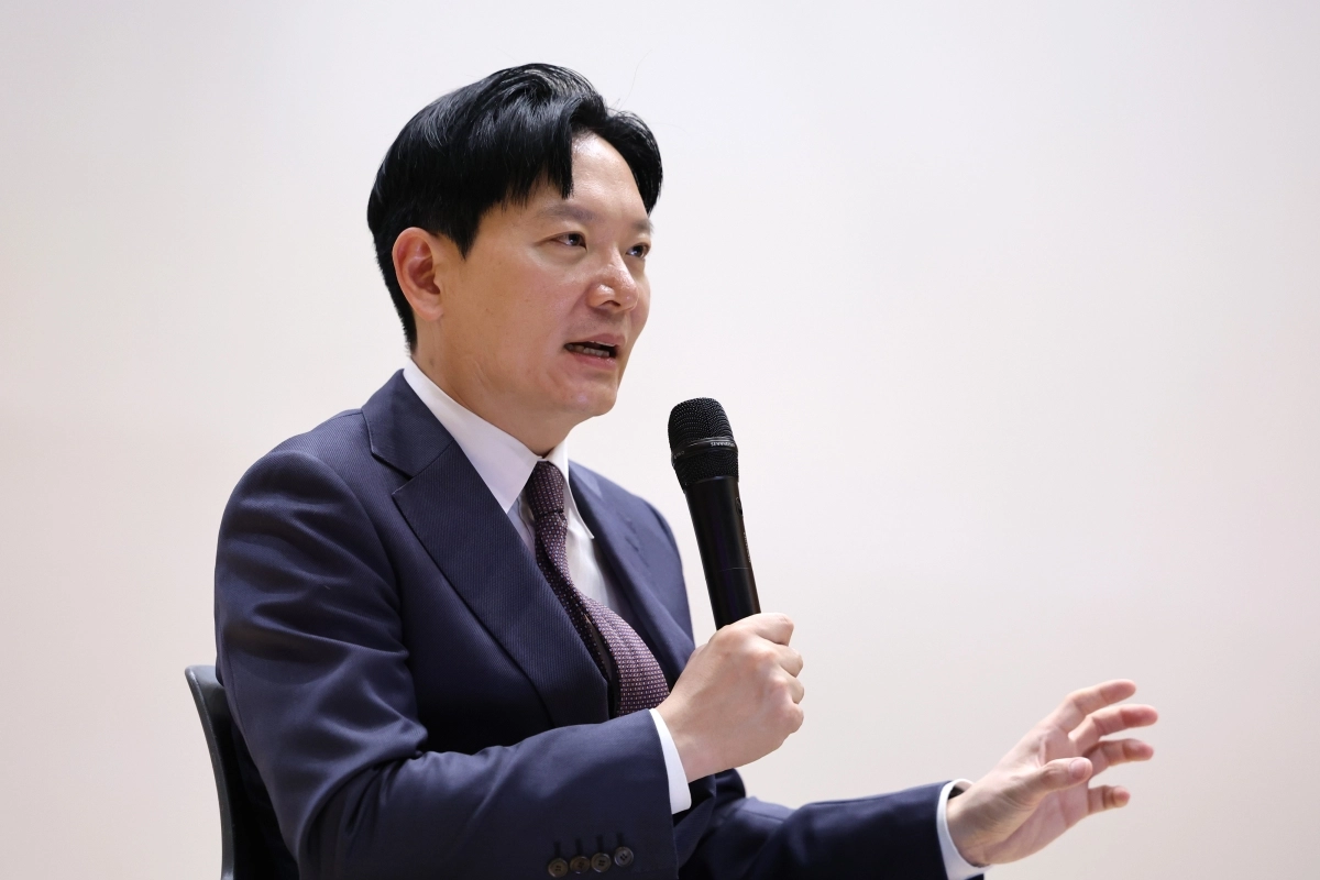 박상용 인천지검 부부장검사가 24일 서울 여의도 국회에서 열린 토론회에서 발언하고 있다. 뉴스1