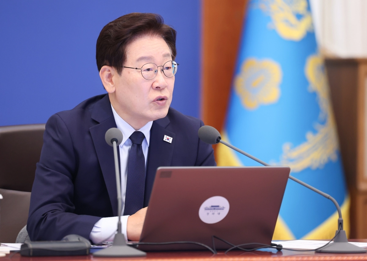 이재명 대통령이 28일 청와대에서 열린 수석보좌관회의에서 발언하고 있다. 2026.5.28